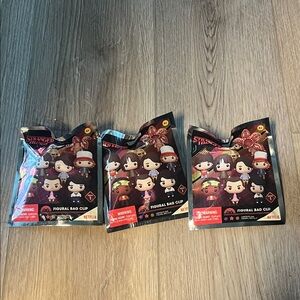 Stranger Things Figural Bag Clip Lot of. 3